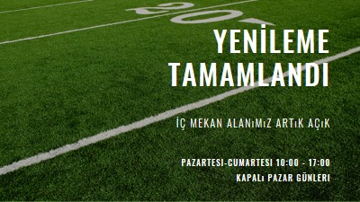 Yenileme tamamlandı green modern-simple