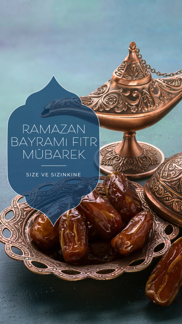 Ramazan Bayramı size ve sizinkine blue organic-boho