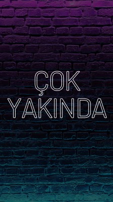 Çok yakında size geliyor purple modern-bold