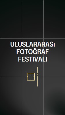 Uluslararası fotoğraf festivali black modern,moody,camera,grid,geometric,pattern