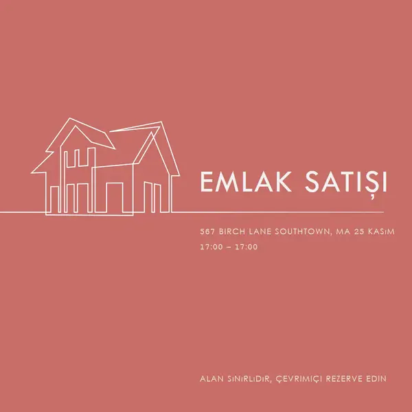 Basit emlak pink modern-simple