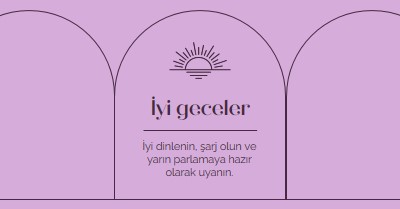 İyi dinlenin ve yeniden şarj edin purple organic,boho,lines,simple,symmetrical,