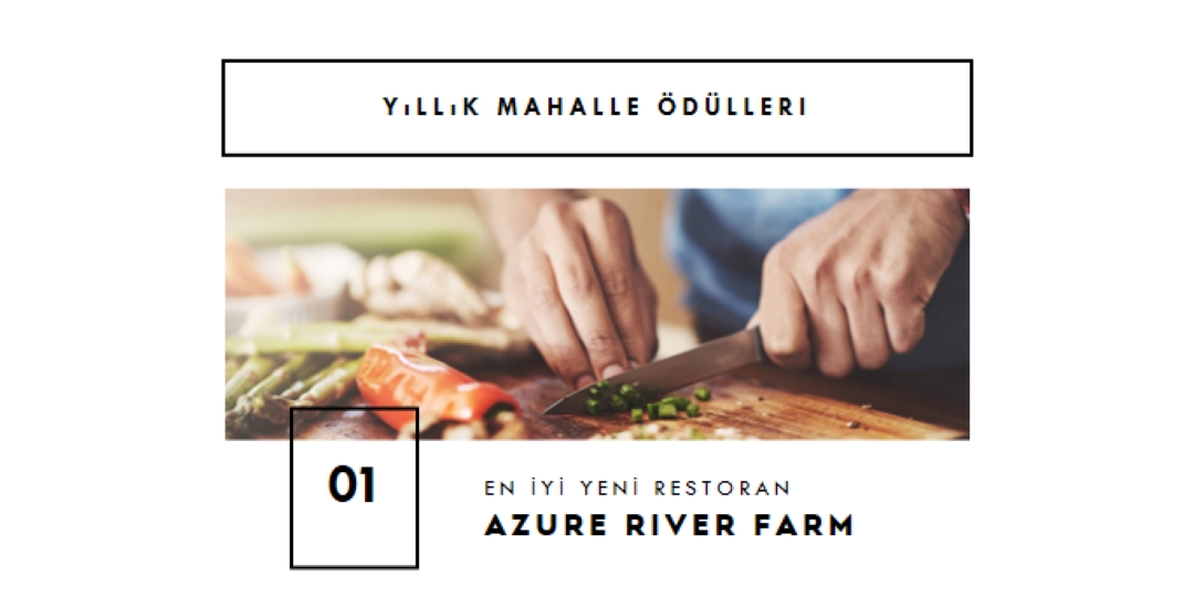 Yıllık mahalle ödülleri white modern-simple