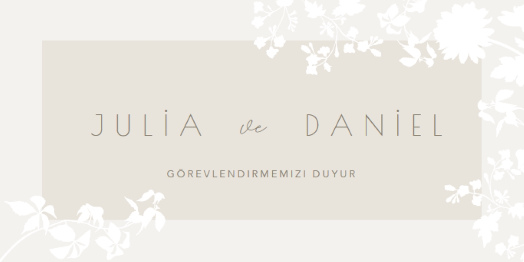 Aşk bahçesi gray vintage-botanical