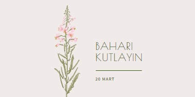 Baharı kutlayın white vintage-botanical