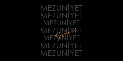 Mezuniyet için yay black modern-simple