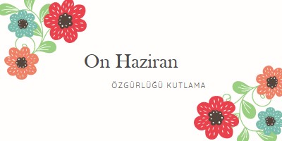 Çiçek açan Haziran white organic-boho