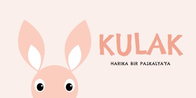 Harika bir Paskalya'ya pink whimsical-color-block