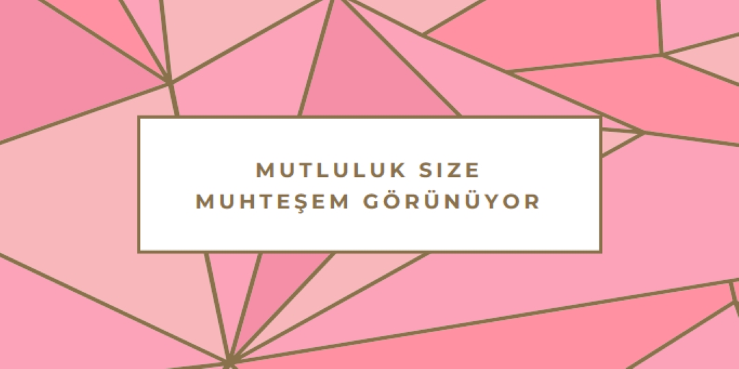 Mutlu dönüşler pink modern-simple