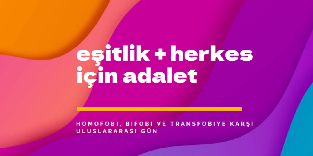 Homofobiye Karşı Uluslararası Günü'nü onurlandırın purple modern-bold