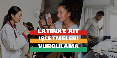 Latinx'e ait işletmeleri kutlama white modern-simple