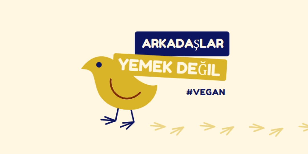 Arkadaşlar, yemek değil yellow whimsical-color-block