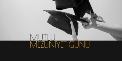 Mezuniyet gününüz kutlu olsun black modern-simple