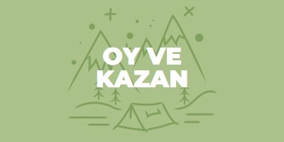 Oy verin ve kazanın green whimsical-line