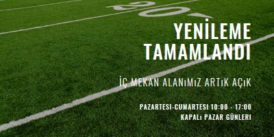 Yenileme tamamlandı green modern-simple