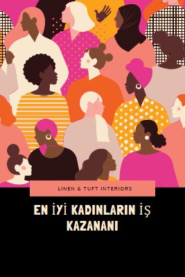 En iyi kadın işletmesi black modern-bold