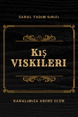 Kış viskileri black vintage-retro