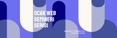 Ocak web semineri serisi blue modern-bold