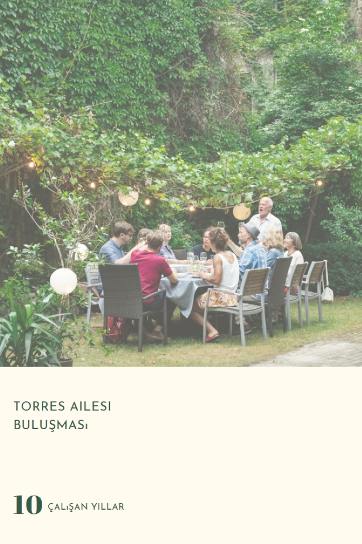 Aile yemeği green modern-simple