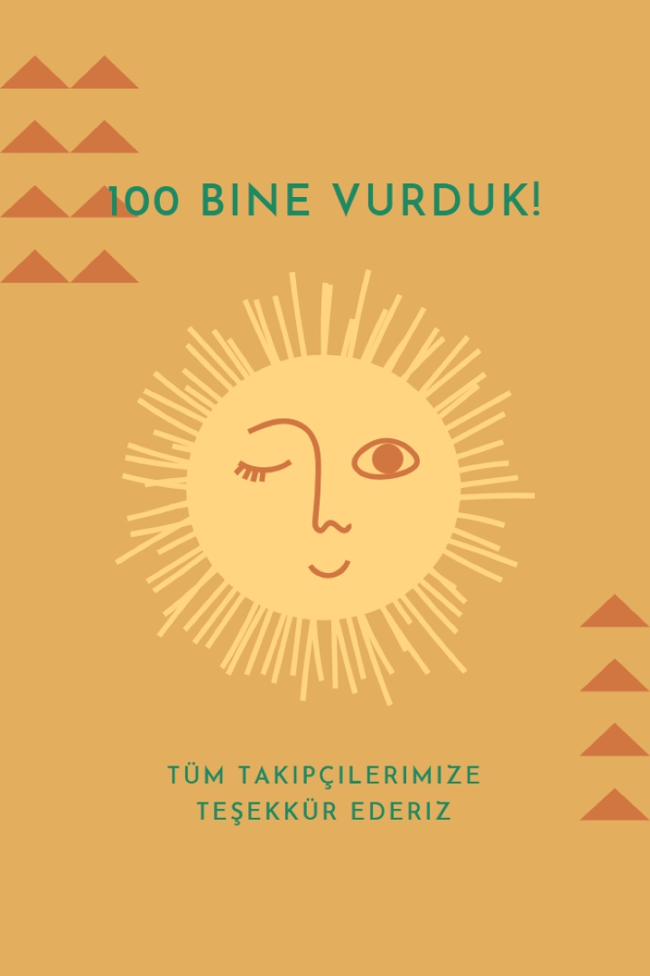 Sen benim güneş ışığımsın orange organic-boho