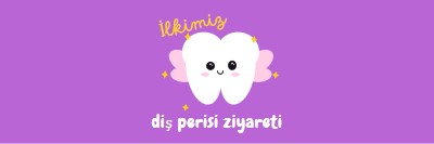 İlk diş perisi ziyareti purple whimsical-color-block