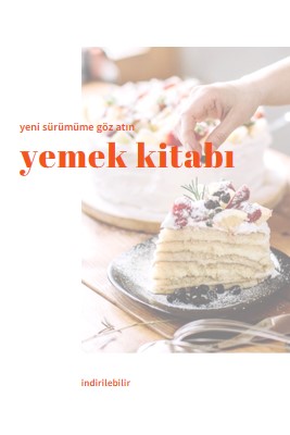 Yemek kitabıma göz atın white modern-simple