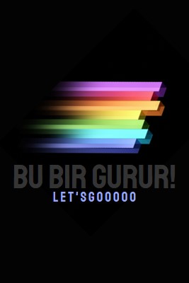 Gururunuzu kutlayın black modern-bold