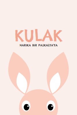 Harika bir Paskalya'ya pink whimsical-color-block