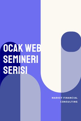 Ocak web semineri serisi blue modern-bold