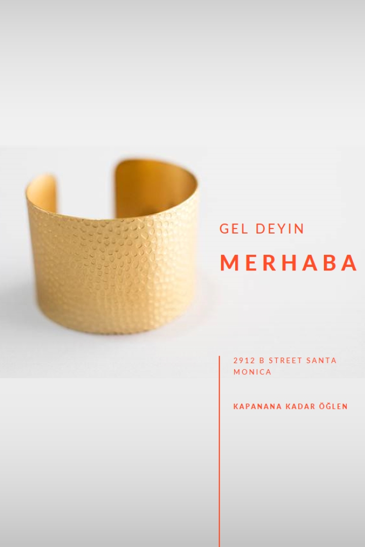 Gelip merhaba deyin white modern-bold
