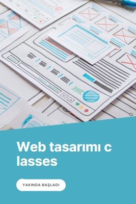 Web tasarım sınıfları blue modern-simple