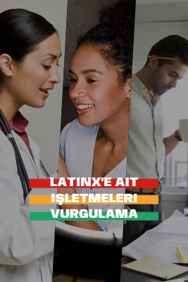 Latinx'e ait işletmeleri kutlama white modern-simple