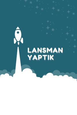 Lansman yaptık green modern-color-block