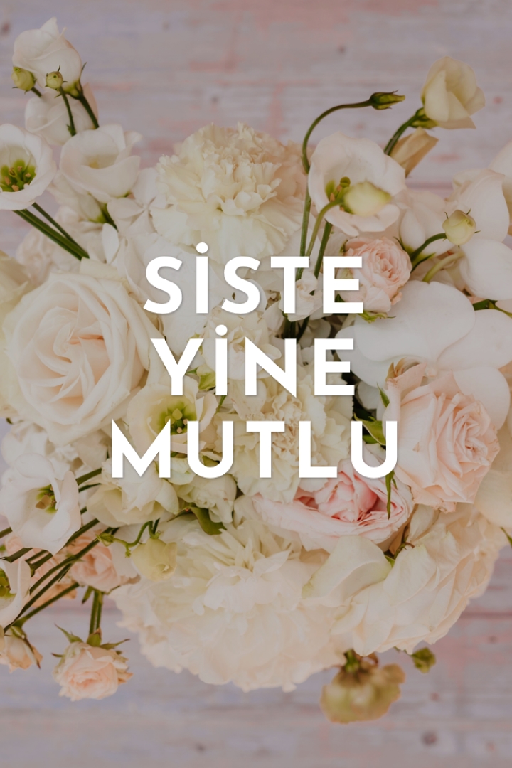 Mutluluk dolu buket purple modern-simple