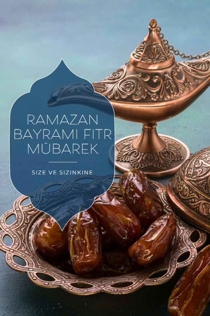 Ramazan Bayramı size ve sizinkine blue organic-boho