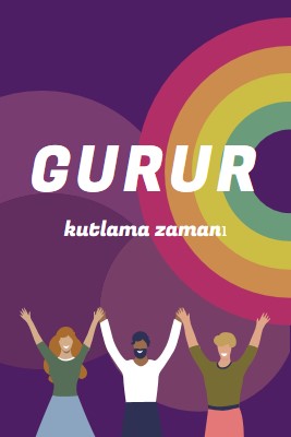 Gururu Kutlama purple modern-bold