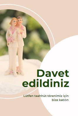 İşlemeye davet edildiniz pink modern-simple