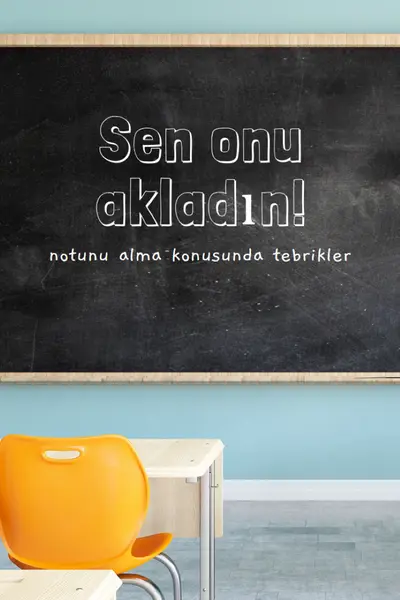 Not yapıldı blue modern-simple