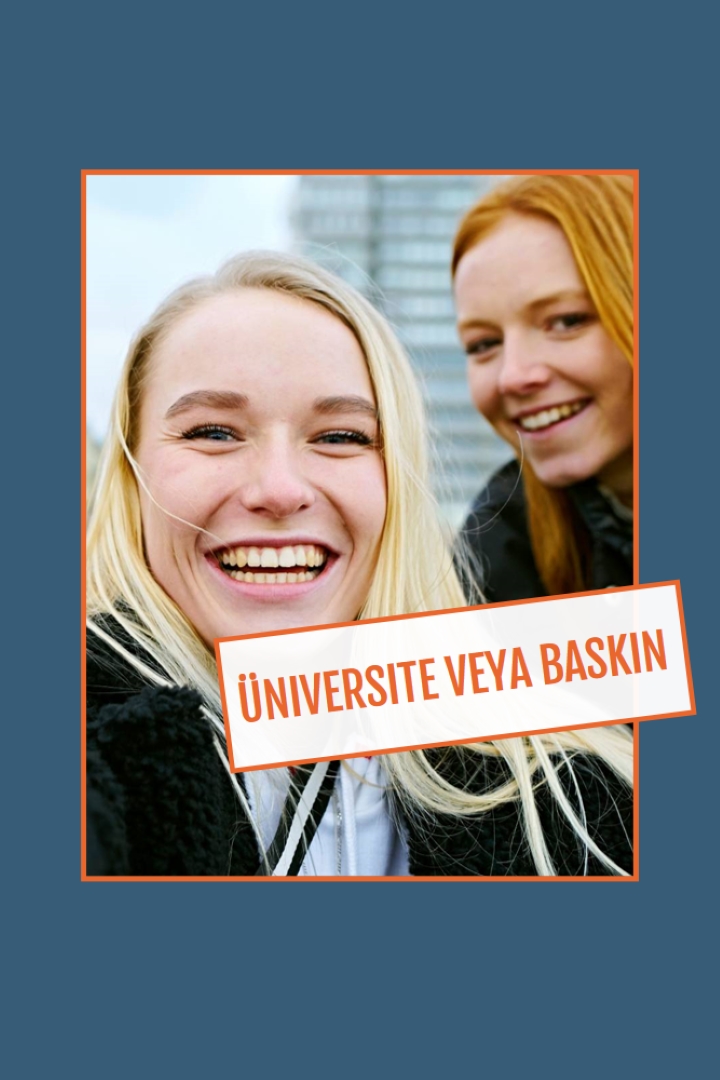 Üniversite veya baskın blue modern-bold