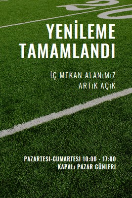 Yenileme tamamlandı green modern-simple