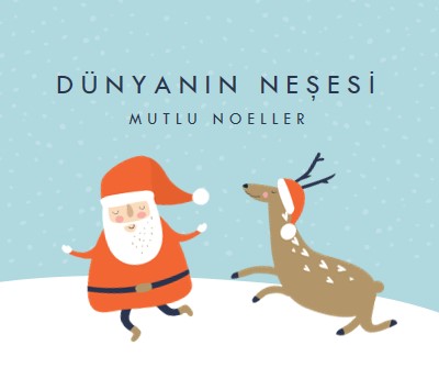 Reindeer oyunları blue whimsical-color-block