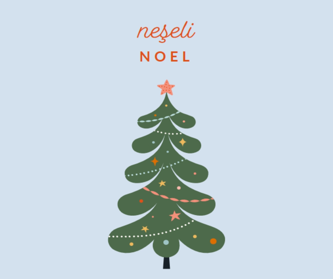 O Noel ağacı green whimsical-color-block