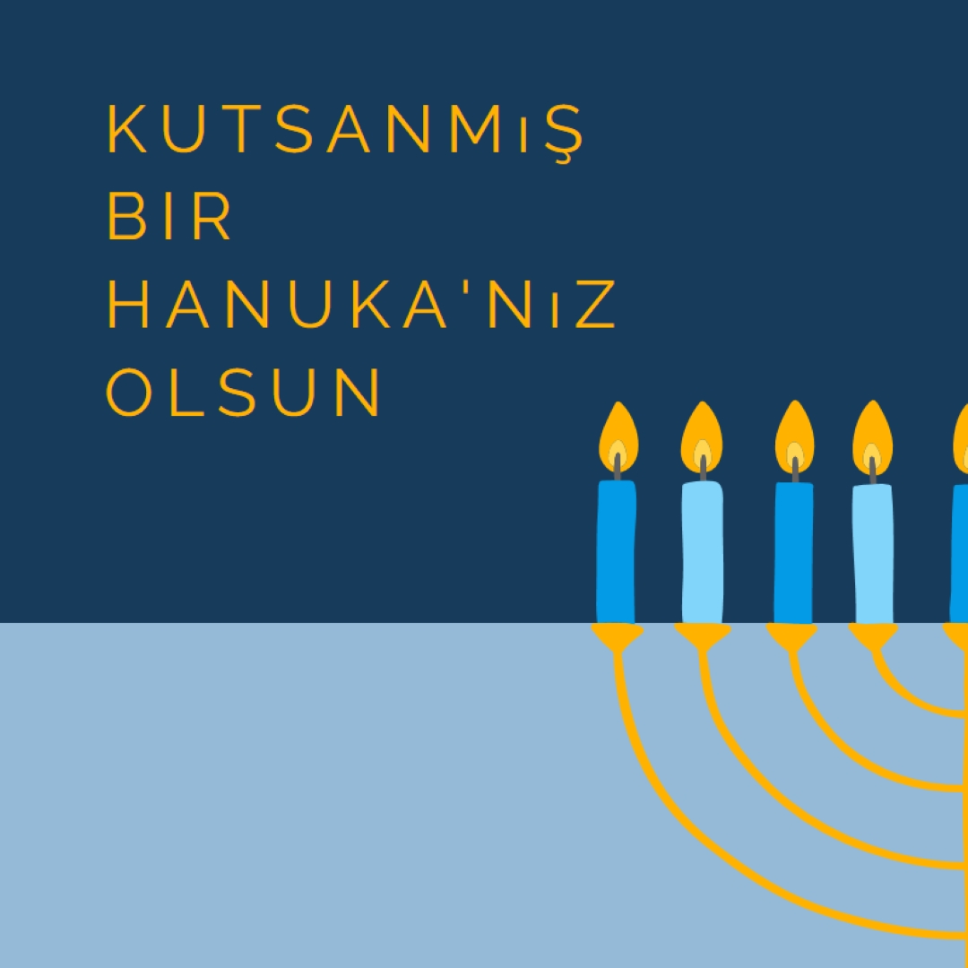 Kutsal Hanuka blue modern-simple