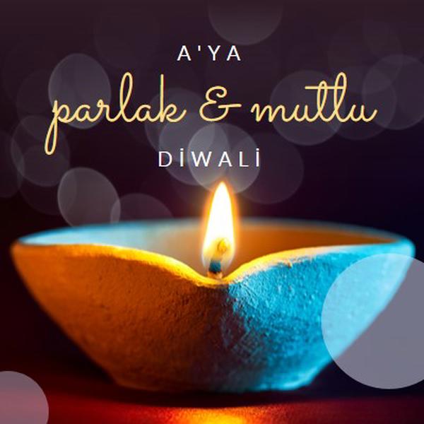 Parlak & mutlu Diwali'ye black modern-simple