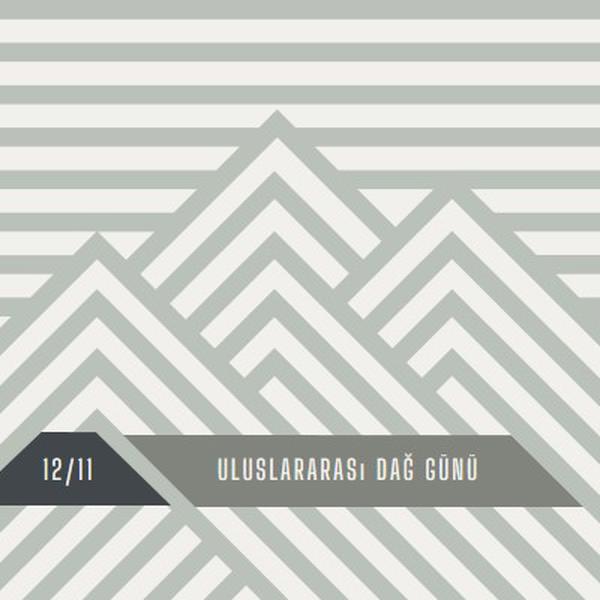 Uluslararası Dağ Günü gray modern-geometric-&-linear