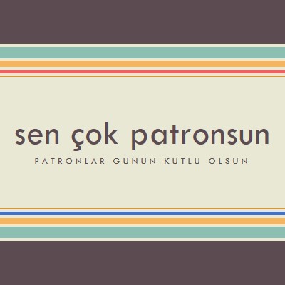 Çok iyi bir patronsun. brown vintage-retro