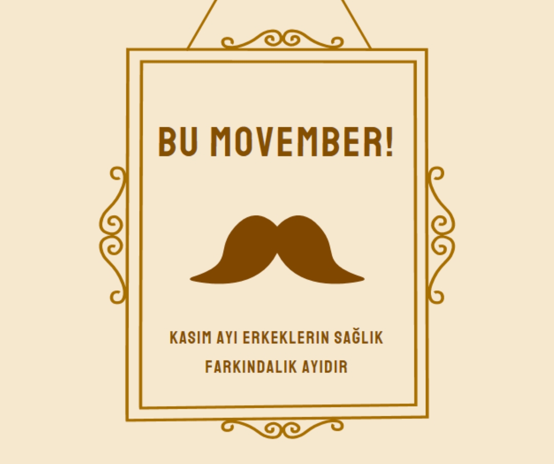 Kasım için bıyıklar brown vintage-retro