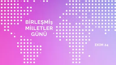Birleşik biz ayaktayız purple modern-bold