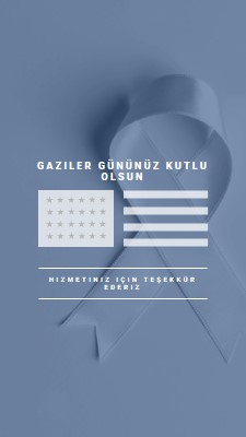 ABD gazilerini onurlandırma gray modern-simple