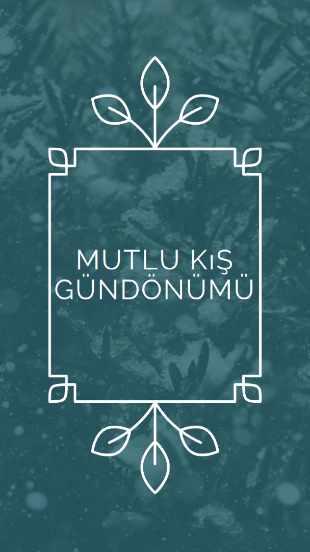Kış Gündönümü green modern-simple
